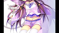 Headphones paintings symbol navel Shorts drawings blush long 