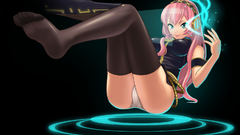 Headphones panties vocaloid megurine