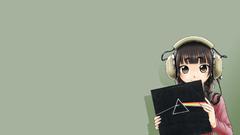 Headphones pink floyd Anime
