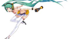 Headphones running white background watches stockings skirts 