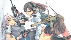 Headphones Russia USA seifuku Rifles