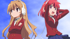 Headphones school uniforms aisaka
