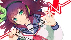 Headphones school uniforms angel beats nakamura yuri