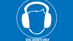 Headphones signs DJs warning