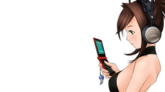 Headphones Simple Background