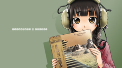 Headphones Simple Background anime