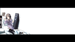 Headphones Simple Background anime