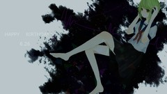 Headphones sitting schoolgirls skirts barefoot green eyes 