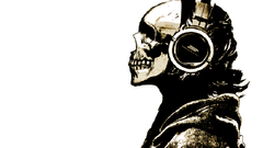 Headphones skulls