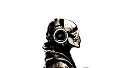 Headphones skulls Music