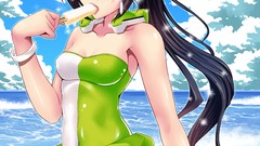 Headphones swimsuits Kyoukai Senjou no Horizon Mukai Suzu