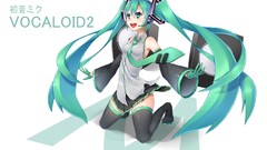 Headphones tie gloves skirts speakers green eyes headsets 