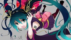 Headphones Umbrellas hatsune miku vocaloid Japanese clothes 