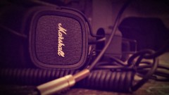 Headphones vintage marshall