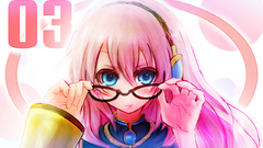 Headphones vocaloid blue eyes