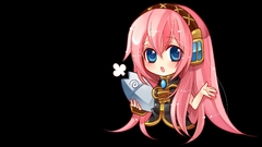 Headphones vocaloid blue eyes