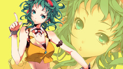 Headphones vocaloid dress green