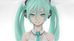 Headphones vocaloid hatsune miku
