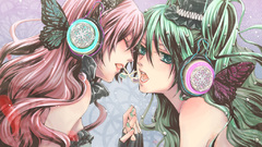 Headphones vocaloid hatsune miku