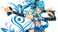 Headphones vocaloid hatsune miku