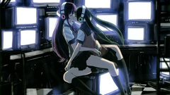 Headphones vocaloid hatsune miku