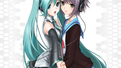 Headphones vocaloid hatsune miku