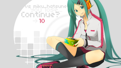 Headphones vocaloid hatsune miku