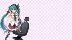 Headphones vocaloid hatsune miku