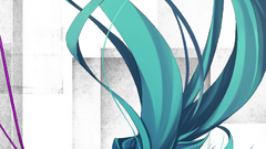 Headphones vocaloid hatsune miku