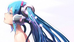 Headphones vocaloid hatsune miku