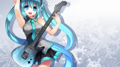 Headphones vocaloid hatsune miku