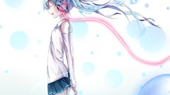 Headphones vocaloid hatsune miku