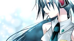 Headphones vocaloid hatsune miku