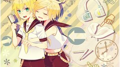 Headphones vocaloid kagamine len kagamine rin