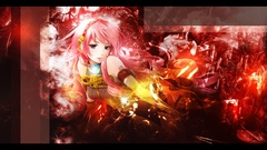 Headphones vocaloid megurine luka detached sleeves