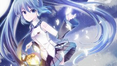 Headphones vocaloid night Stars