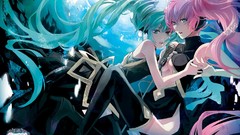 Headphones water vocaloid dress