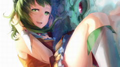 Headphones water vocaloid green
