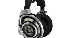 Headphones white background