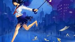 Headphones wings paper night