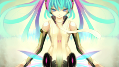 Headphones wings vocaloid gloves