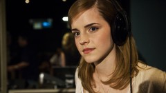 Headphones woman emma watson