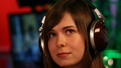 Headphones woman Veronica Belmont