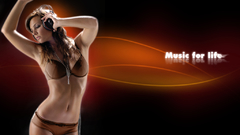 Headphones Women Music Music