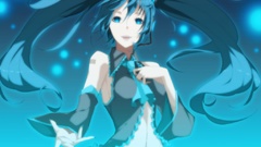 Headsets hatsune miku vocaloid viola twintails detached sleeves