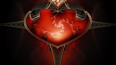 Heart abstract red sign