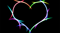 Heart neon