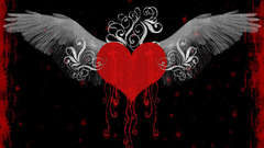 Heart wings love