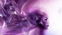 Hearts desire purple girl