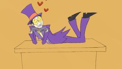Hearts hats suit Superjail The Warden